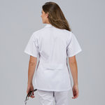 ROUPÃO SENHORA CURTA/CURTO BRANCA M/C
