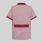 SCRUB COAT WOMAN SHORT VICHY S/S MIX
