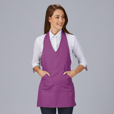 TABLIER BISTROT COL V POCHE CENTRALE 80X65 CM
