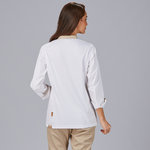 CHAQUETA COCINA MUJER ANAYA TEJIDO RECICLADO Y ORGANICO KLOPMAN