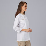 CHAQUETA COCINA MUJER ANAYA TEJIDO RECICLADO Y ORGANICO KLOPMAN