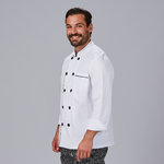 CHAQUETA COCINA UNISEX COMBI VIVO COLORES M/L