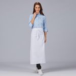 TABLIER DE CUISINE-CHEF SERGÉ BLANC 90X75 CM 