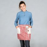 TABLIER SANS BAVETTE TOILE RAYURES 45X68 CM
