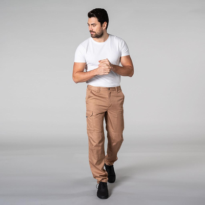 PANTALON UNISEX MULTIBOLSILLOS ELASTICO ARCE