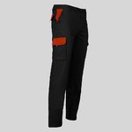 PANTALON UNISEX MULTIBOLSILLOS ELASTICO GAMO COMBINADO