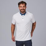 POLO HOMME COL DE CHEMISE JEAN 