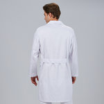 BLOUSE UNISEXE MANCHES LONGUES SERGÉ BLANC
