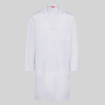 BLOUSE UNISEXE MANCHES LONGUES SERGÉ BLANC
