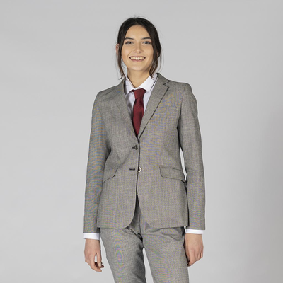BLAZER WOMAN 2 BUTTONS CHEVIOT