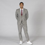 BLAZER MAN 2 BUTTONS SLIM FIT CHEVIOT
