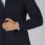 BLAZER MAN 1 BUTTON REVERSE LAPEL TRIVIAL 
