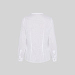 SHIRT WOMAN LINEN/COTTON MAO COLLAR KAULA
