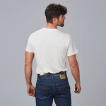 DELANTAL CORTO VAQUERO Y PIEL 30X42 CM