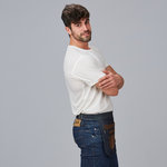 DELANTAL CORTO VAQUERO Y PIEL 30X42 CM