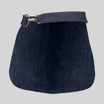 DELANTAL CORTO VAQUERO Y PIEL 30X42 CM