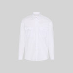 UNISEX ELASTANE SHIRT WITH EPAULETTES M/L
