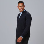 CARDIGAN MAN CHUNKY KNIT WITH ZIP
