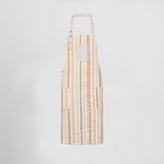 DELANTAL PETO RAYAS COMBINADO 88X74 CM