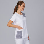 BLOUSE WOMAN CLOSED COMBI NAVAS