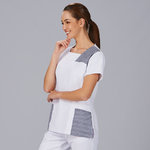 BLOUSE WOMAN CLOSED COMBI NAVAS