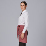 GREMBIULE CORTO RIVETTI TWILL RICICLATA 50X74 CM