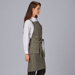 DELANTAL PETO BOLSILLO CARTERA SARGA RECICLADA 88X74 CM