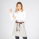 AVENTAL SEM PEITO TECIDO SALPICADO 50X68 CM