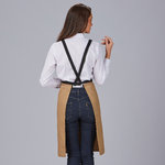 APRON BIB WITH CONTRAST STRAPS, 88X74 CM