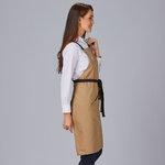 APRON BIB WITH CONTRAST STRAPS, 88X74 CM
