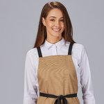 APRON BIB WITH CONTRAST STRAPS, 88X74 CM