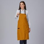 DELANTAL PETO CONTRASTES DE ESPIGA 88X74 CM