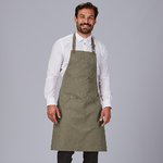 DELANTAL PETO REMACHES SARGA RECICLADA 86X74 CM