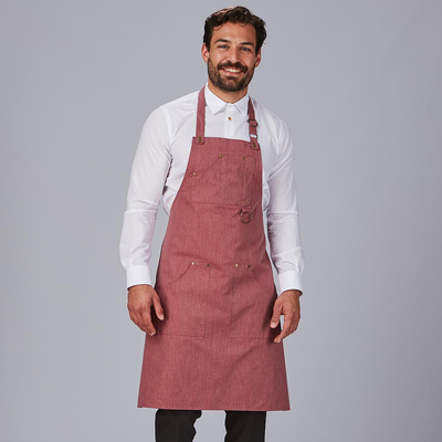 DELANTAL PETO REMACHES SARGA RECICLADA 86X74 CM