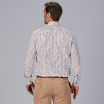 CAMISA HOMEM RAYAS BICOLOR SLIM FIT ALESSANDRO