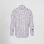 CAMISA HOMEM RAYAS BICOLOR SLIM FIT ALESSANDRO