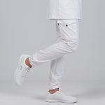 PANTALON UNISEXE AVEC FERMETURE ÉCLAIR SATIN COTON