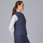 WOMEN'S MAO COLLAR VEST LUJAN