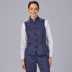 WOMEN'S MAO COLLAR VEST LUJAN