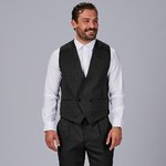 MEN'S CROSSED VEST BERDEJO