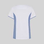 BLUSA MUJER ESCOTE PICO COMBINADA M/C CLEO